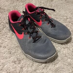 Nike Gray and Pink Athletic Shoes